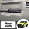 Kylorune Custom Parts for JB64/JB74W/JC74 Accessories Agrip Cover Door Grip Panel Interior Door Handle Panel Cover (3 Door, Carbon Tone)