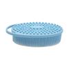 Reusable Silicone Bath Brush With Hanging Hook For Effective Skin Cleansing
