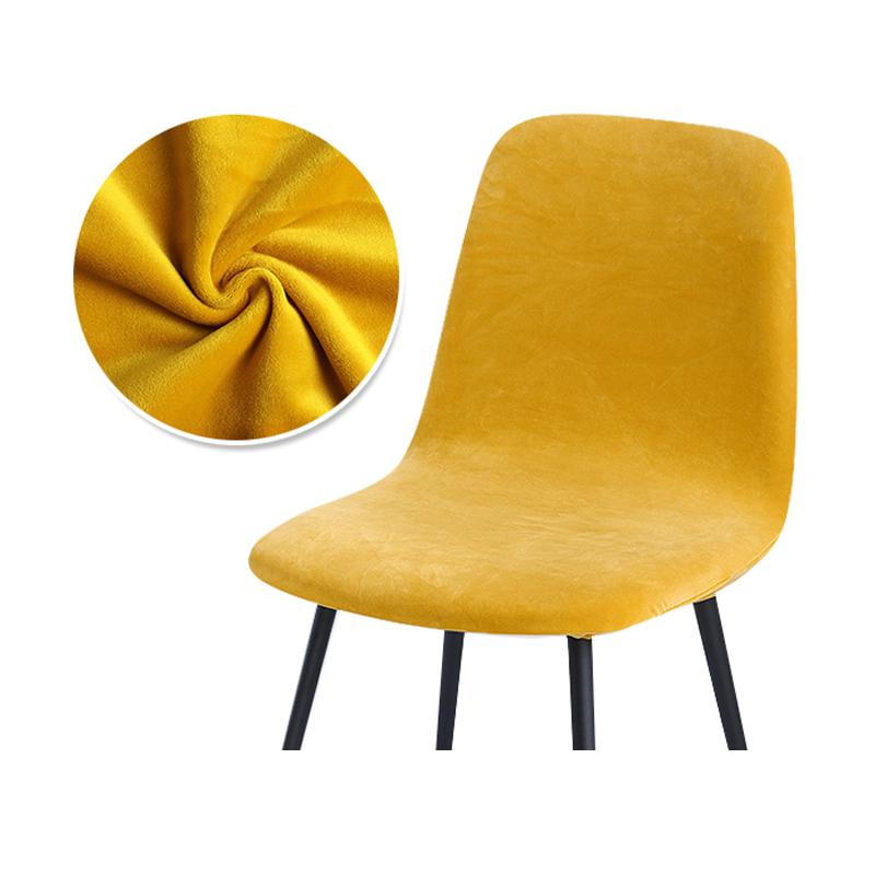 

Бархатный однотонный чехол для стула, защитный чехол для барного стула, чехол для скамейки, короткий чехол для сиденья, дешевое высокое качество для дома, бесплатная доставка 1 Piece