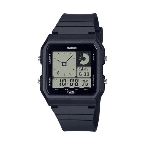 

Casio LF20W Серия G-Shock | Универсальные цифровые часы | Черный | WR | Секундомер 1/100 секунды | Мировое время | Светодиодная подсветка | Полный автокалендарь | Постоянно включенный дисплей (ЧАС