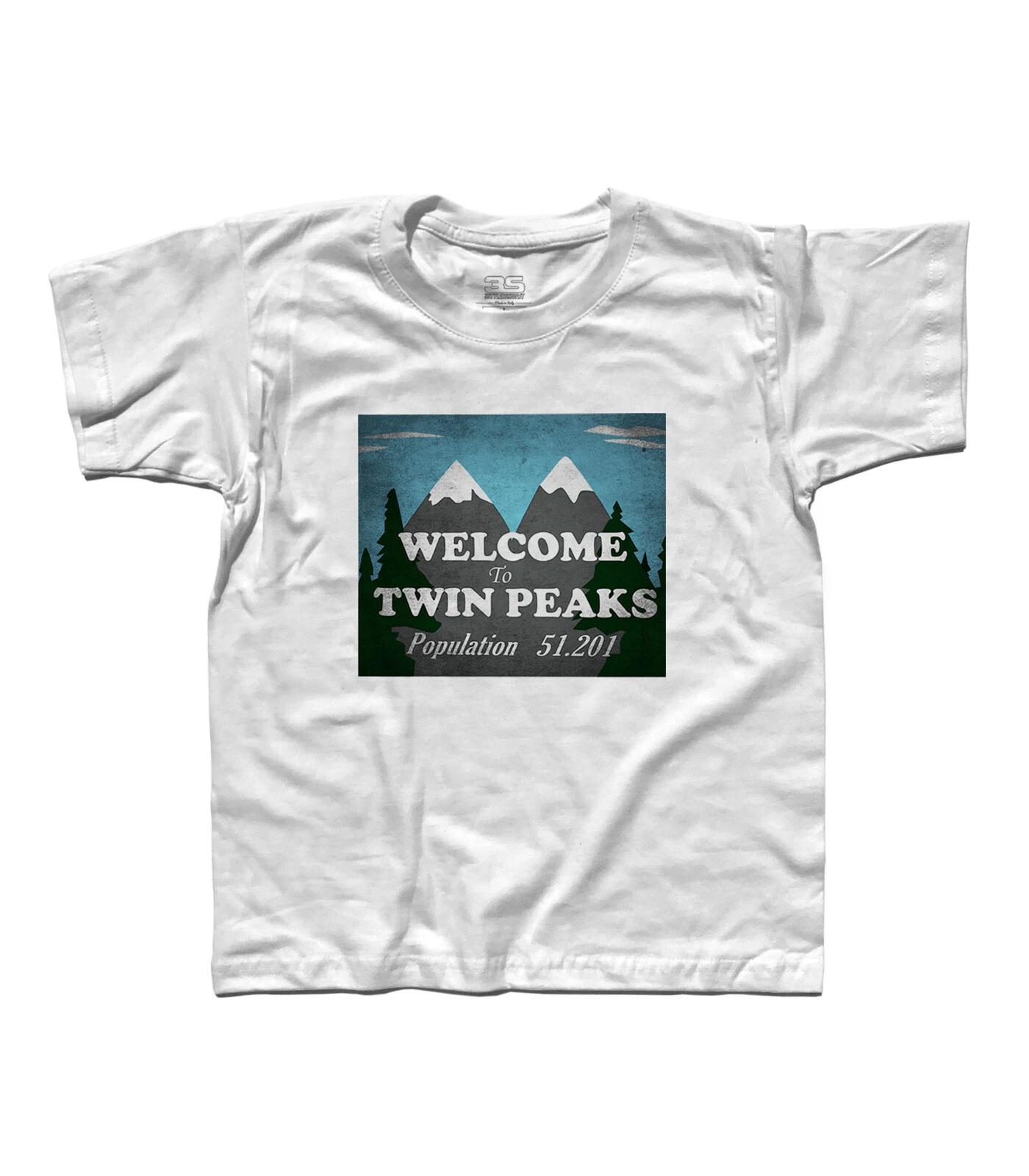 Children s T-shirt Twin Peaks WELCOME SIGN Bob Cooper Laura Palmer 120