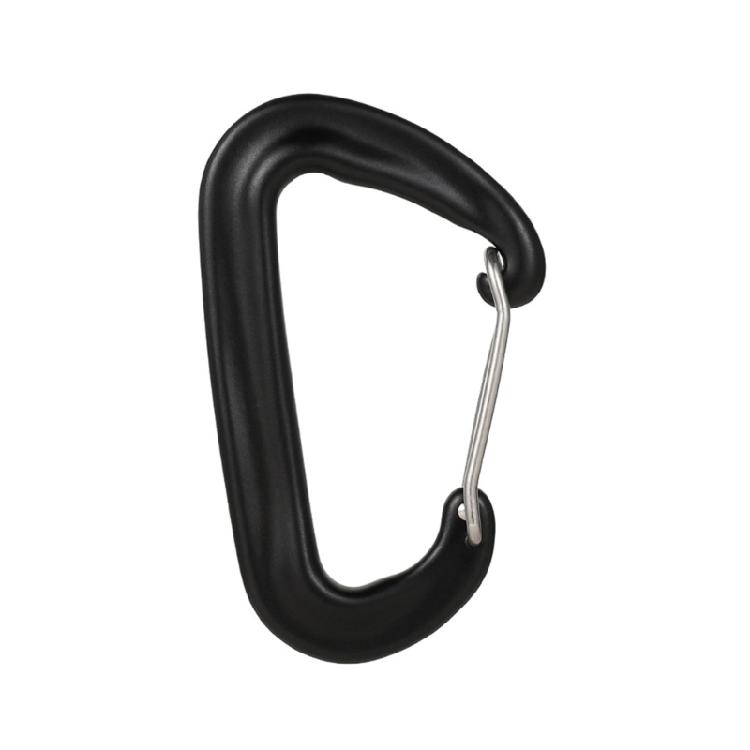 Hook Keyring Carabiners Aluminum Alloys Carabiner Clip Light Weight Locking for Safe Outdoor Sport чёрный