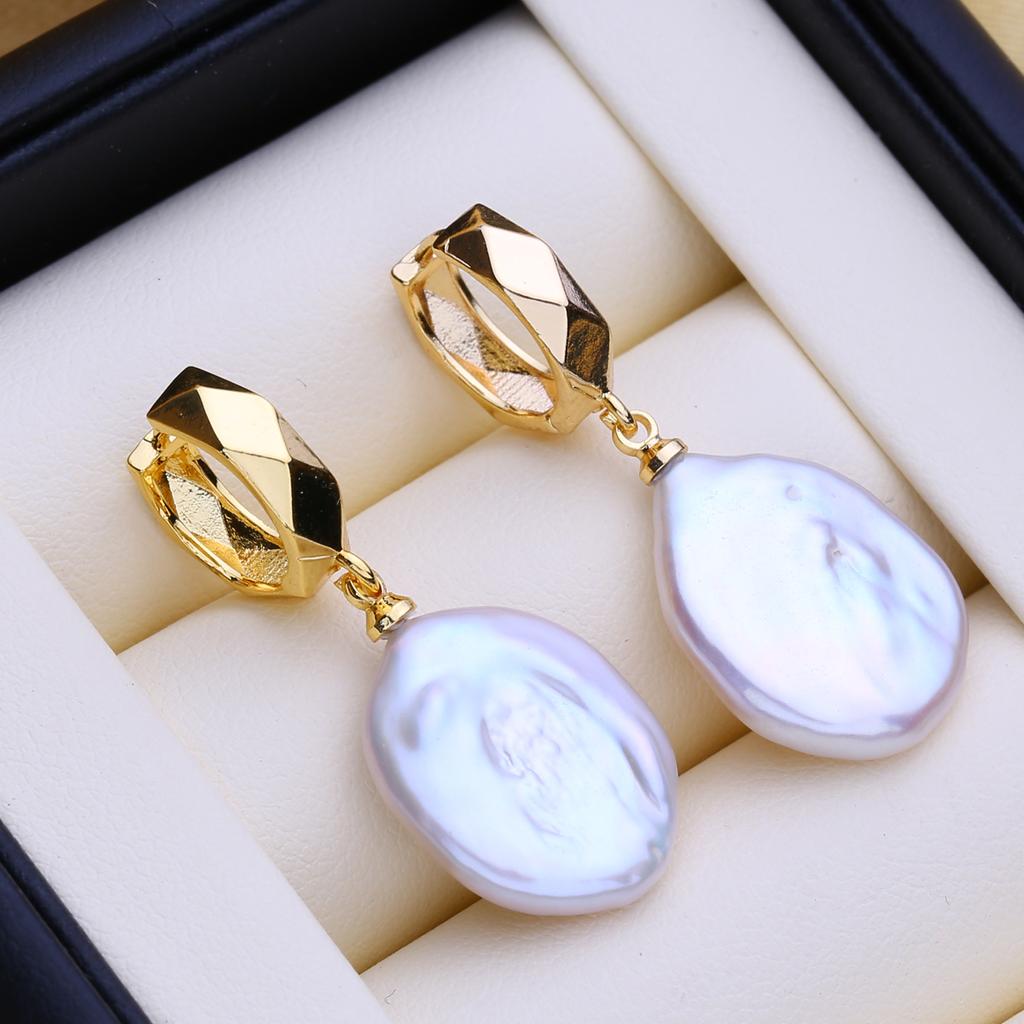 Fenasy Natürliche Süßwasser Perle Ohrringe Mode Barocke Perle Ohrringe Für Frauen Geburtstag Geschenk Großhandel