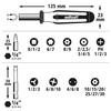Sikkerhetsskrutrekkerbitssett - WOLFCRAFT - 1386000 - Torx-bits - Lengde 25 eller 50 mm