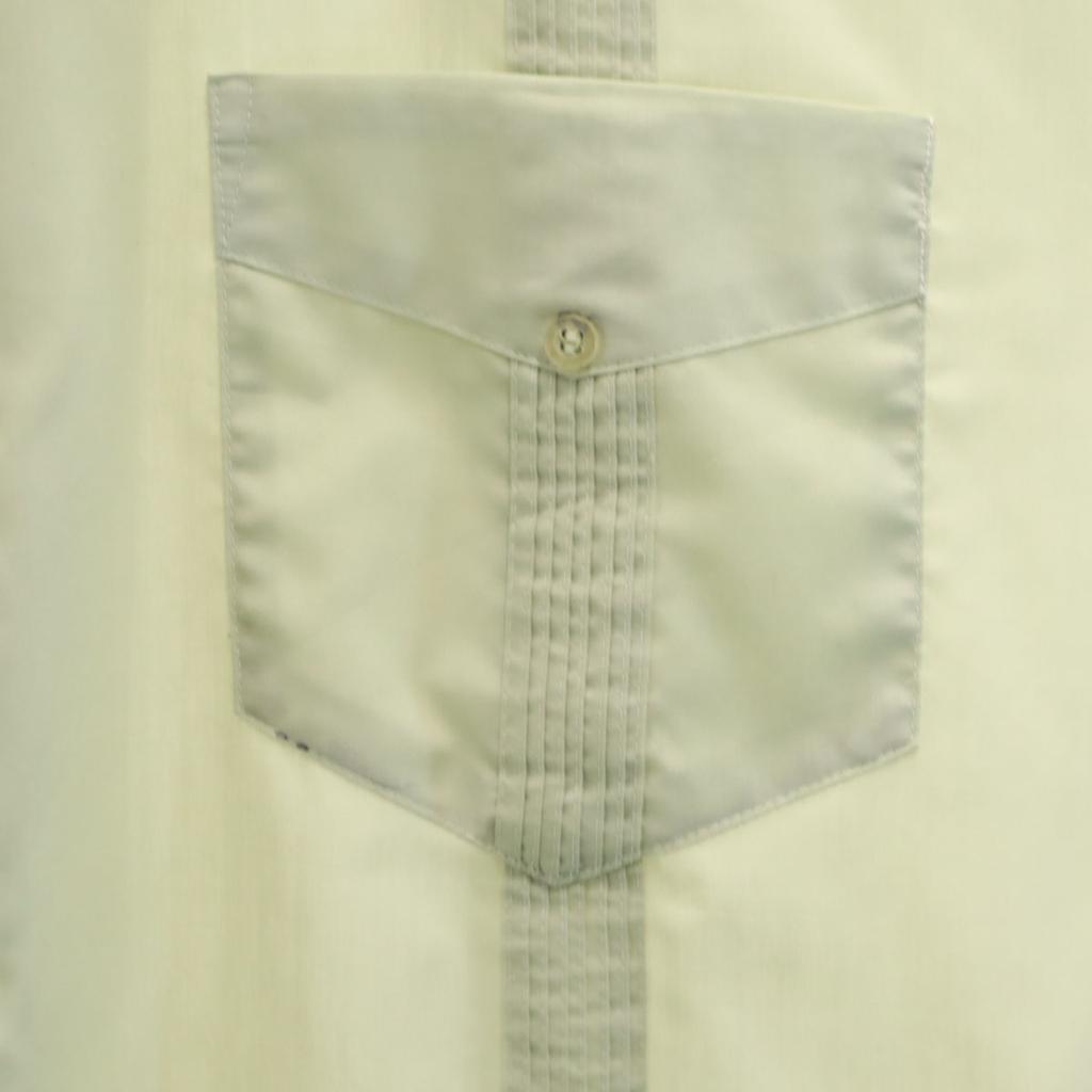 LWILDER 80s Vintage Short Sleeve Cuban Shirt M Mint Green Men's Used