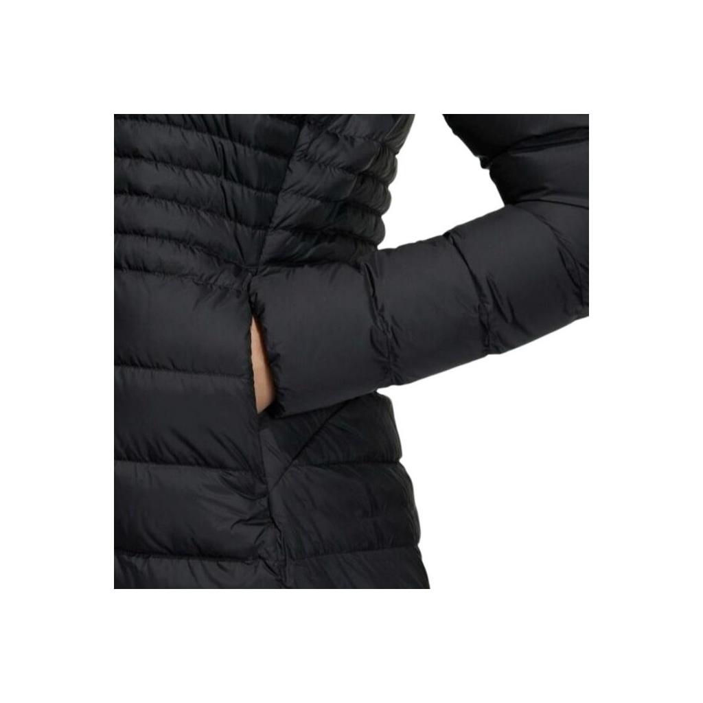 Adidas Solid Color Stand Collar Zip Short Golf Down Jacket Women Jackets Black GT3325