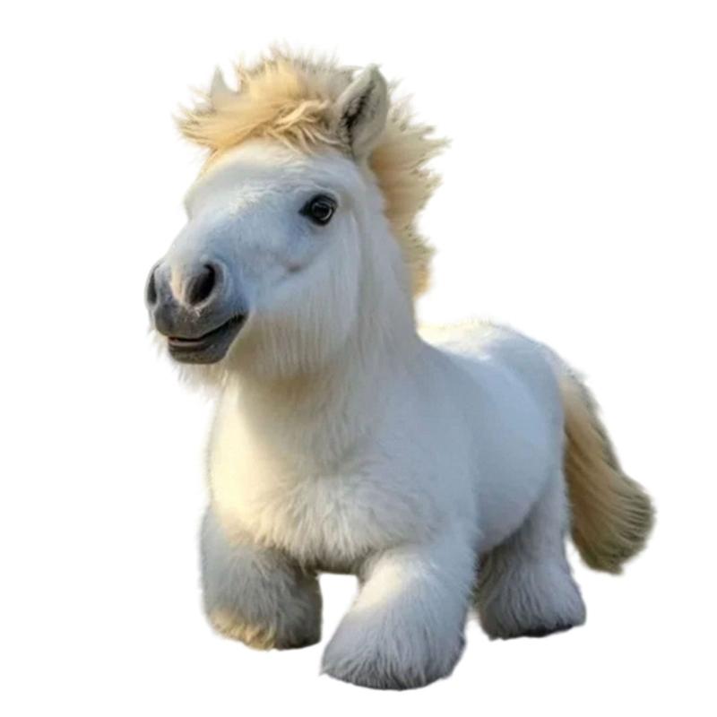 Safe Soft Plush Electric Ponies Toy for Kids Nontoxic Materials Lovely Cartoon Design Promotes Bonding