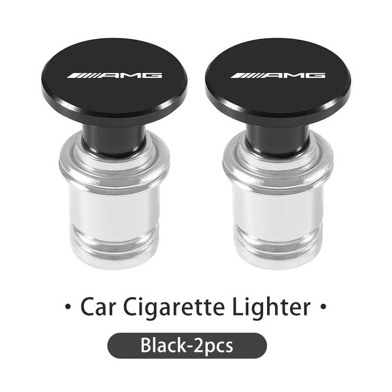 Car Cigarette Lighter Plug No Smoking Fire Missile Button Cap For Mercedes Benz AMG W202 W212 W213 W220 W221 W222 C180 C200 C260 PV1