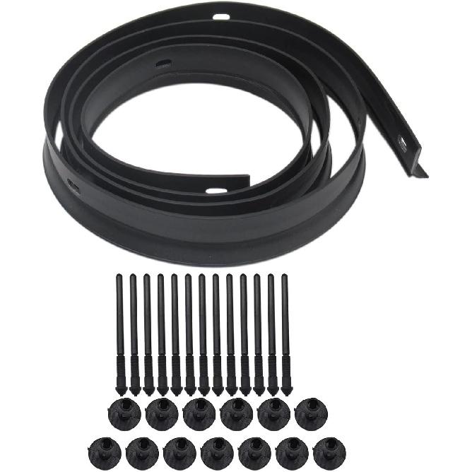 68051392AB 68051392AA Front Hood Seal Strip Weatherstrip for Dodge Challenger 2008-2017 Front Bumper Waterproof Hood Seal