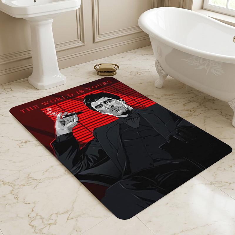 Scarface World Living Room Non-Slip Area Rug Soft Carpet for Bedroom Game Playroom Sofa Office Home Decor Doormat Christmas Gift C9211127