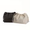 1 Beige Polyester Drawstring Storage Bag - Casual Organizer for Jewelry and Cosmetics, with Secure Closure, Suitable for Hand Wash/Dry Cleaning