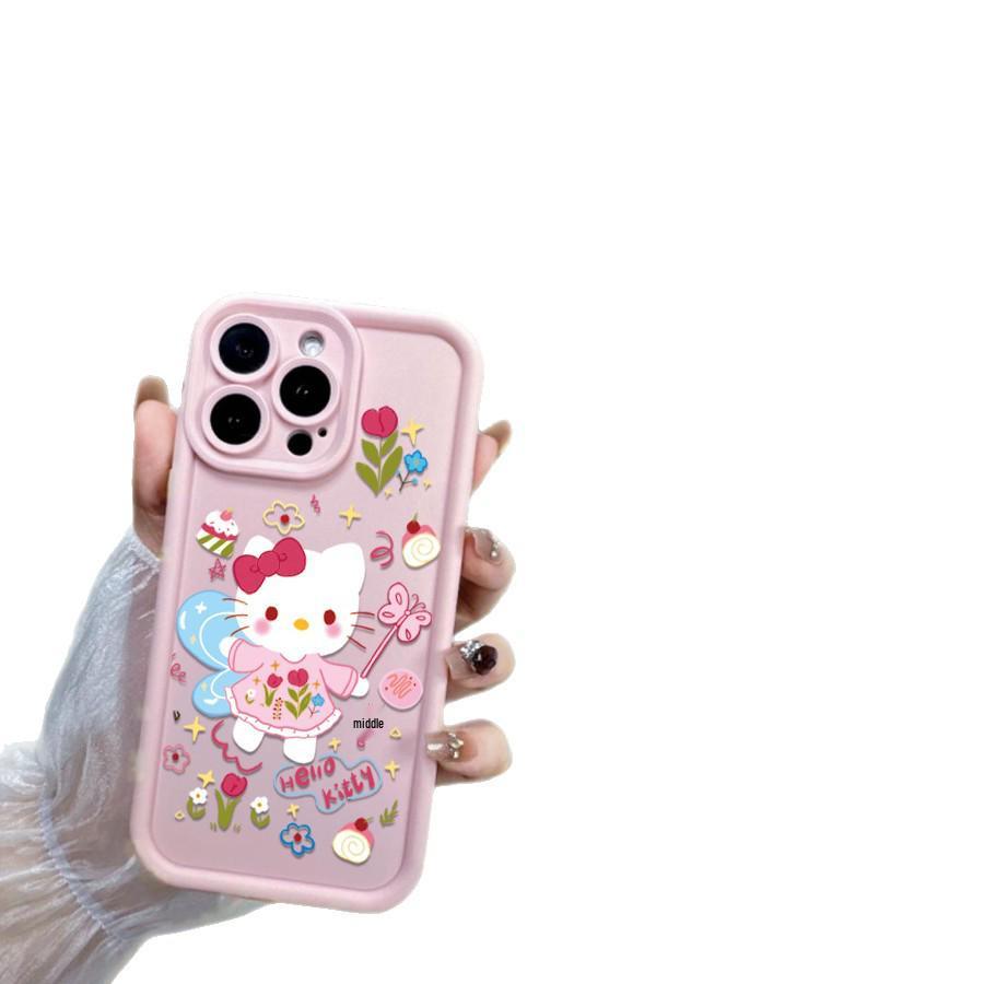 Sanrio TK Sandpaper Cute Pink Phone Case for Apple 11