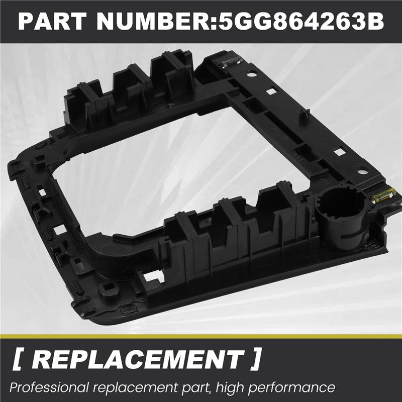 ABLZ-Transmission Trim Frame Center Console Baffle Shift Frame For Golf 7 MK7 LHD Shift Mechanism Frame 5GG864263B