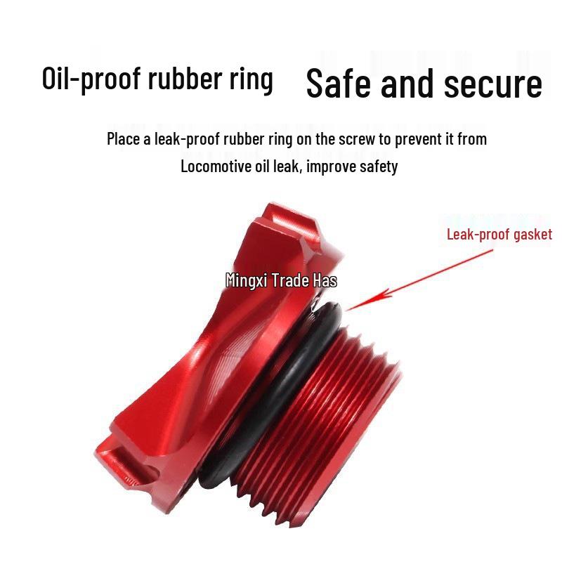 Honda PCX160/150/125 Anti-Theft Engine Oil Drain Plug Cap - CNC Aluminum Alloy