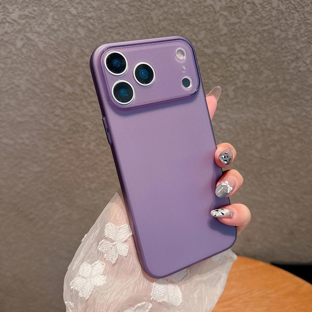 Fashion Ultra Thin Translucent Phone Case For iPhone 17 16 15 14 13 Pro Max 17Pro 16Pro Cases Shockproof Soft Matte Back Cover