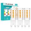 8 Pack G9 LED Bulb 2700K 3W 33W Halogen Equivalent LED Lamp 220V G9 Light Bulbs for Chandeliers 360LM Non-dimmable Home Lighting