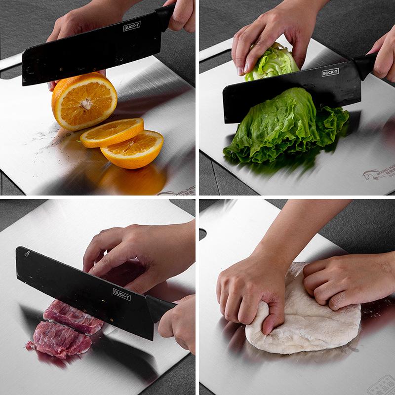 Stainless Steel Cutting Board Easy To Clean Thickened Mildew Resistant Kneading Dough Chopping Boards Tool Kitchen Acceesories