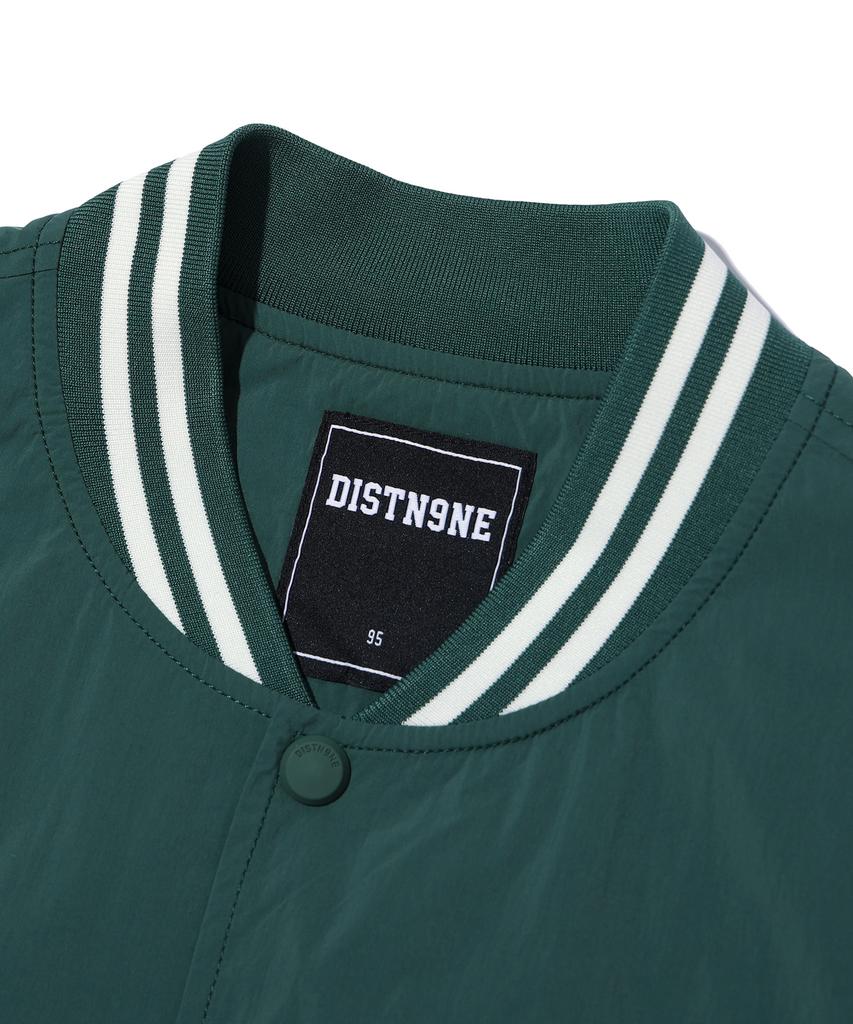 Distn9Ne Retroflow Nylon Varsity Jumper Green (Lo2Ju212-045)