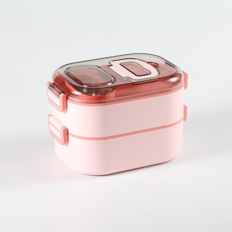Double-Layer 304 Stainless Steel Bento Box