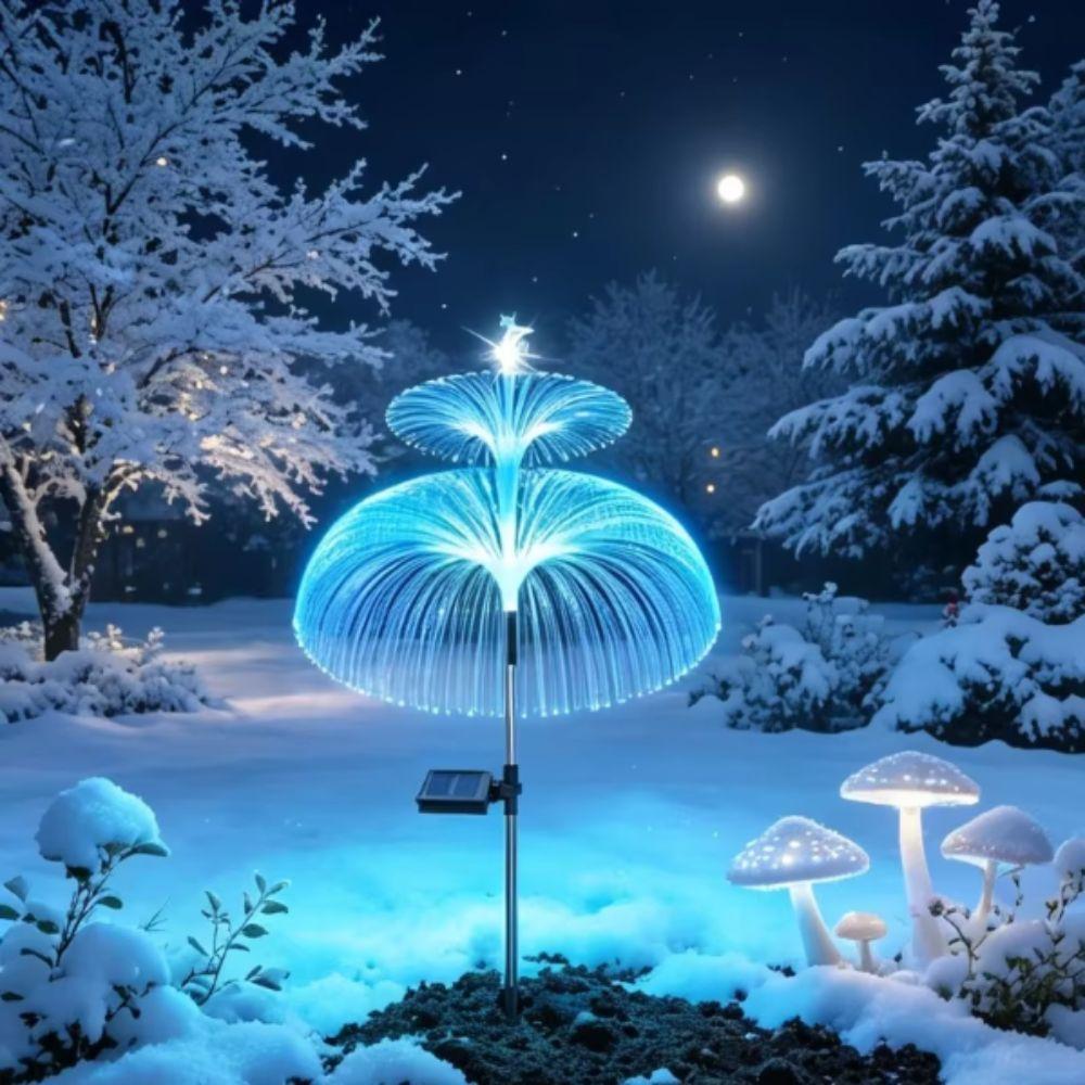 Colorful Solar Jellyfish Lamp Waterproof Ground Insertion Jellyfish Lawn Light High Quality Outdoor Solar Light Landscape Light