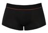 Svenjoyment - Black Men's Boxer Shorts With Red Thin Waistband 2XL