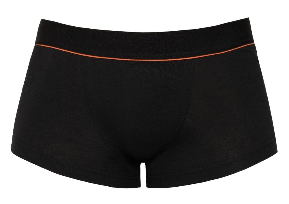 Svenjoyment - Black Men's Boxer Shorts With Red Thin Waistband 2XL