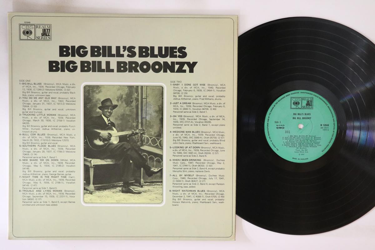 

LP Record BIG BILL BROONZY - Big Bill s Blues M52648 CBS 1968 UK Blues Used
