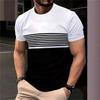 Men's T-shirt Summer Fashion Short Sleeve 3D Printed T-shirt Casual
