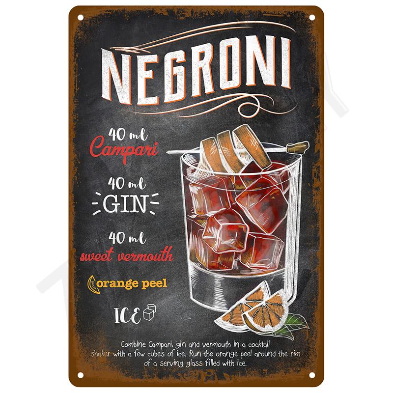 Retro Tin Sign Vintage Metal Signs Plates Posters House Interior Bathroom Wall Art Mural Aesthetic Room Home Decor Decorations