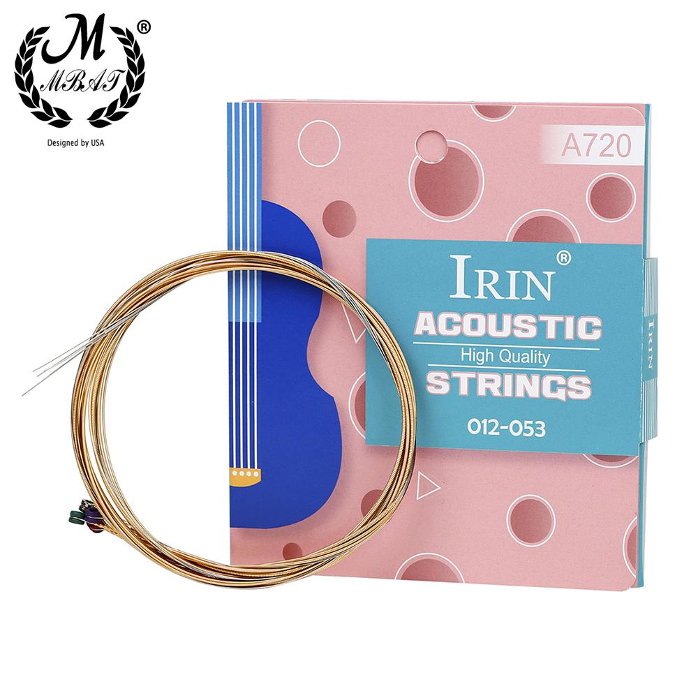 IRIN A720 6 Stück/Set Gitarrensaiten Phosphorbronze Edelstahl Hohe Qualität Akustikgitarrensaiten Instrument Kleine Teile
