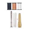 9 pcs/set DIY Craft Leather Sewing Kit Straight Hook Punch Stitching Needles  Shoes  Punching