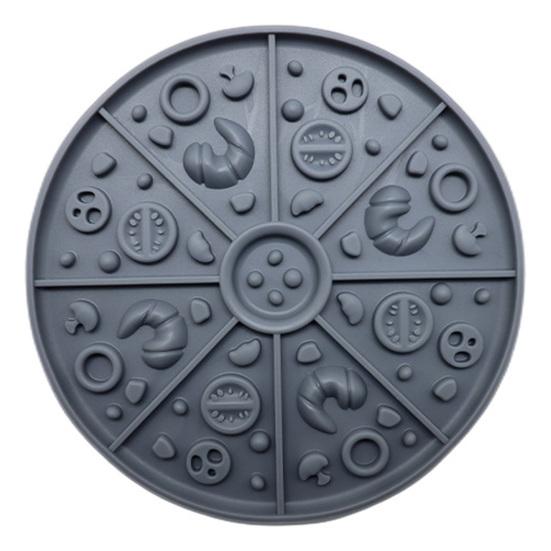 Soft Silicone Lick Mat Pet Slow Food Mat with Strong Suction Cup Multi-Grid