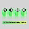 For MG Luminous Tire Valve Cap Car Wheel Hub Glowing Cover Auto Accessories RX5 RX8 350 550 6 3 5 7 ZR ZS HS GS GT Hector wue1