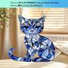 2D Acrylic Blue Light Catcher Decorative Pendant