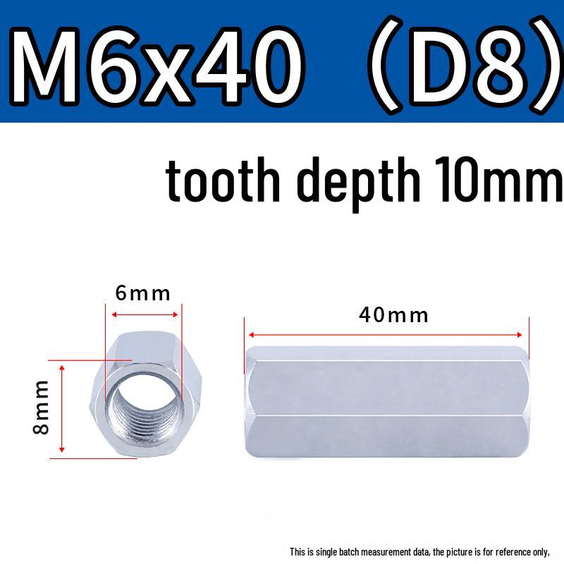 Aluminum Alloy Hexagonal Double-Head Threaded Spacer M2/3x4.5/6