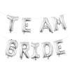 Wedding Party Background Decorations Rose Gold Team Bride Balloon Banner Hen Party 16 Inch Foil Letter Globos