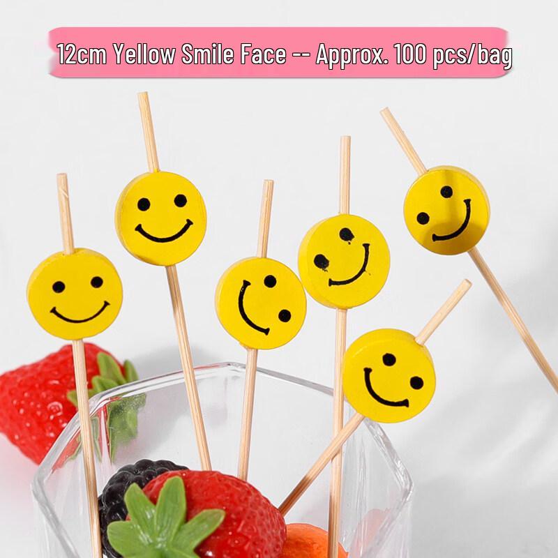 ZISIZ Disposable Bamboo Fruit Picks