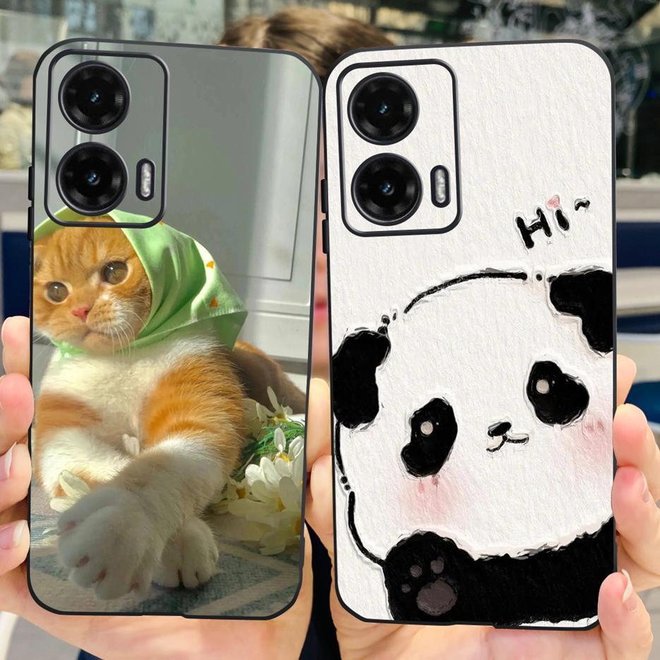 For Motorola Moto G35 G55 G85 Case Cute Painted Cover Matte Phone Case For Moto G85 G 35 G55 MotoG35 MotoG55 MotoG85 Soft Fundas