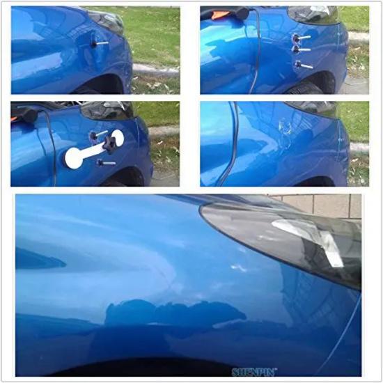 Nářadí na opravu karoserie Sada na opravu promáčklin Stahovák Lepidlo Stahovací jazýčky Sada nástrojů Přísavka Sada stahováků Dent Bridge pro odstranění poškození krupobitím auta