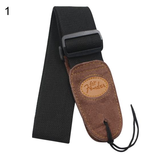 Widening Folk Acoustic Bass Cotton Adjustable Electric Guitar Belt Guitar Strap