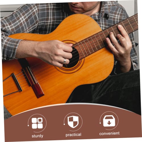 TEMPNAP Quiet and Durable Guitar String Mute Pad, Easy to Install, Compatible with Acoustic, Folk, and Classical Guitars, Musical Instrument Accessory