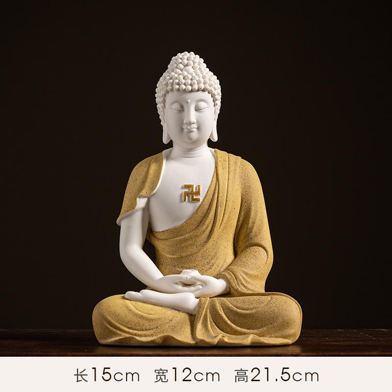 Tathagata Buddha Statue Sakyamuni Buddha Statue Customized Incense Porch Home Decor Buddha Sculpture FENG SHUI Home Decor