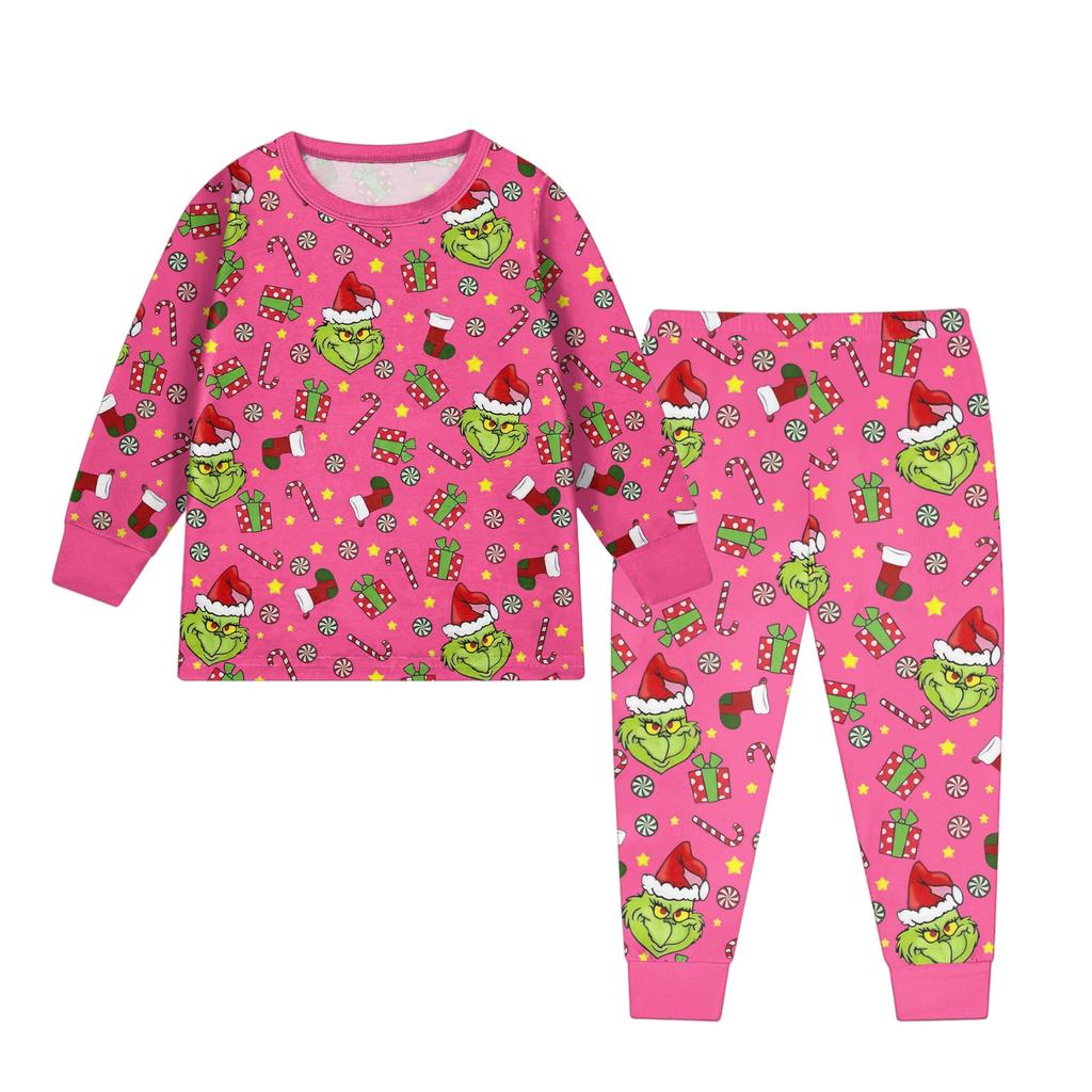 Children's Fashion Suit Skirt Round Neck Long Sleeve Top Pants