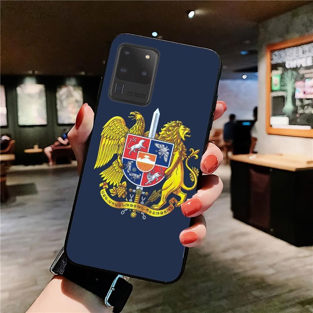 Armenia Armenians Flag Phone Case For Samsung S 9 10 20 21 22 23 30 23plus lite Ultra FE S10lite Fundas