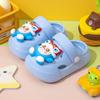 Summer Kids Cartoon Clogs Slip Breathable Beach Sandals Boys Girls Soft Sole Comfortable Outdoor Slippers
