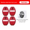 AAABR1 For Skoda 4Pcs Car Door Lock Covers Auto Decorative Accessories Kodiaq Fabia Kamiq Karoq Octavia 2 3 Rapid Scala