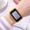 Square single display electronic watch student party multi-function alarm clock waterproof luminous outdoor sports electronic watch
