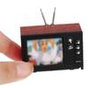Retro Tragbares TV-Spielzeug Wohnzimmerdekoration Miniatur Simulationsmöbel Fernsehdekorationen