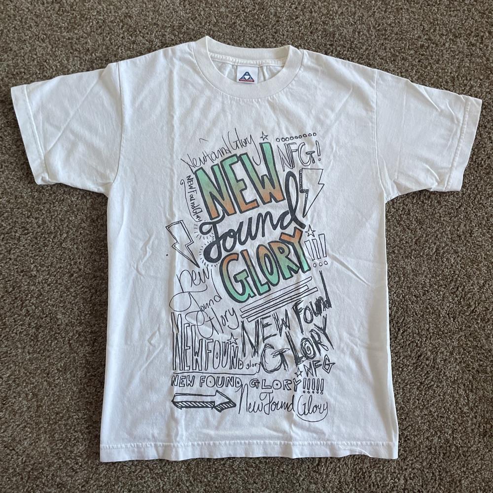New Found Glory Graphic Concert Shirt White Adult S5XL Cotton For Fan NZ1693 Unisex T-Shirt XL