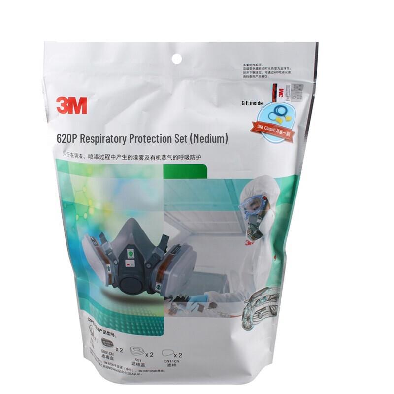 3M 620E Half-Facepiece Respirator Kit